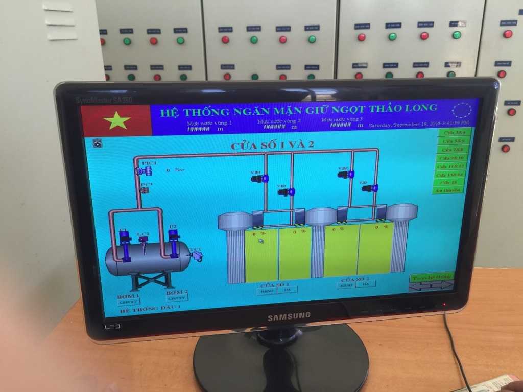 Maintenance automatic control system of Thao Long dam