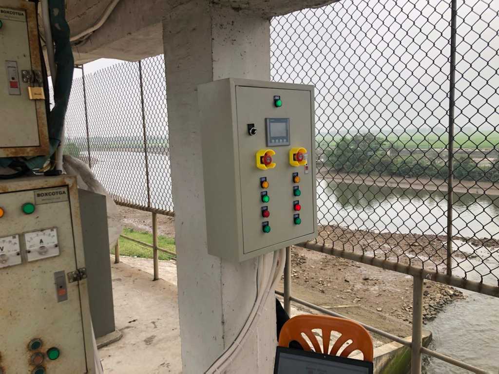 Monitoring water level and automation control of sewer